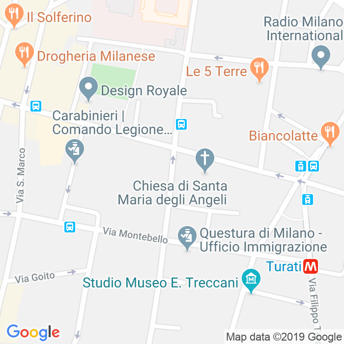 CAP di Piazza Sant'Angelo a Milano