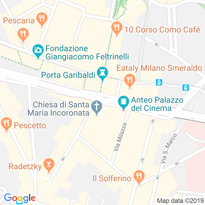 CAP di Piazza Venticinque Aprile a Milano