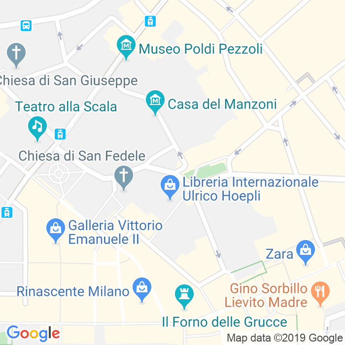 CAP di Via Adalberto Catena a Milano