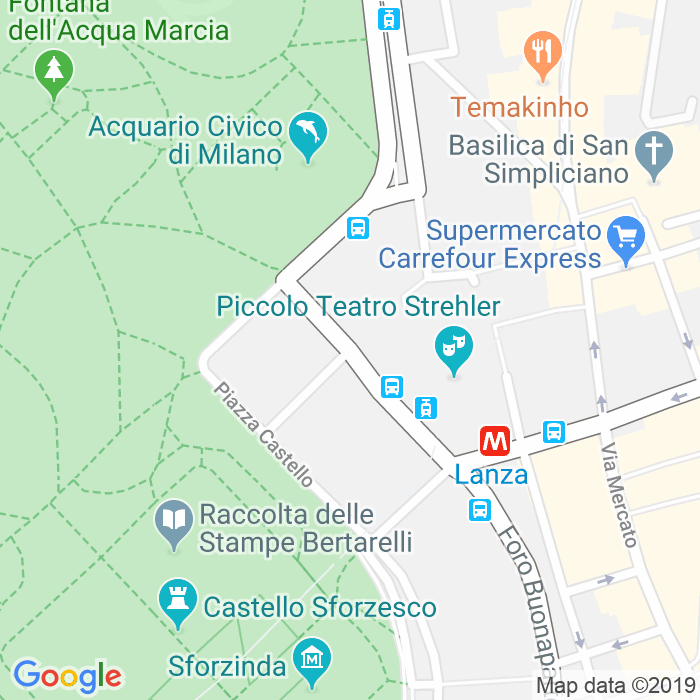 CAP di Via Antonio Beretta a Milano