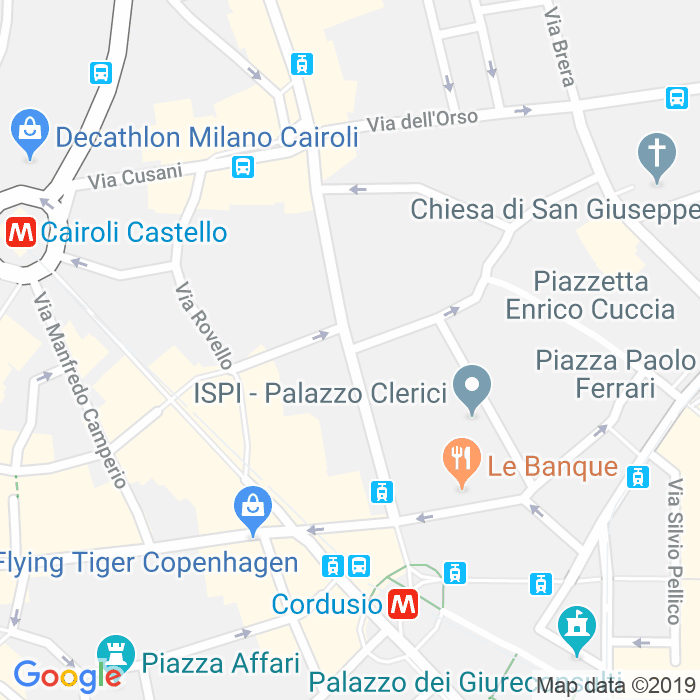 CAP di Via Broletto a Milano