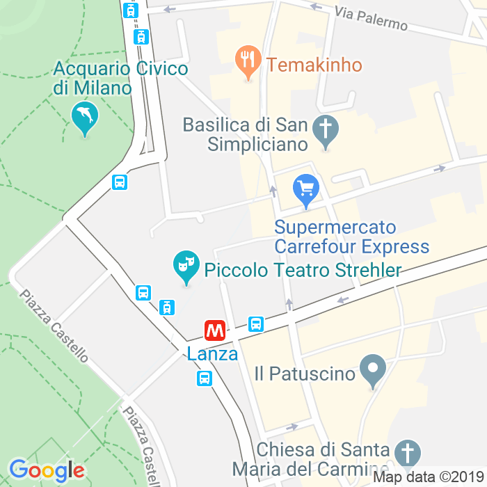 CAP di Via Degli Angioli a Milano