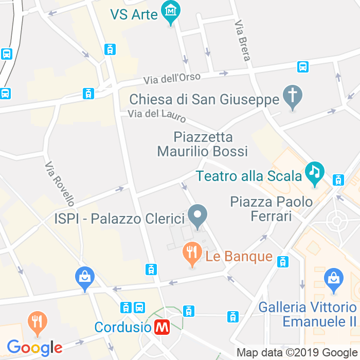 CAP di Via Dei Bossi a Milano