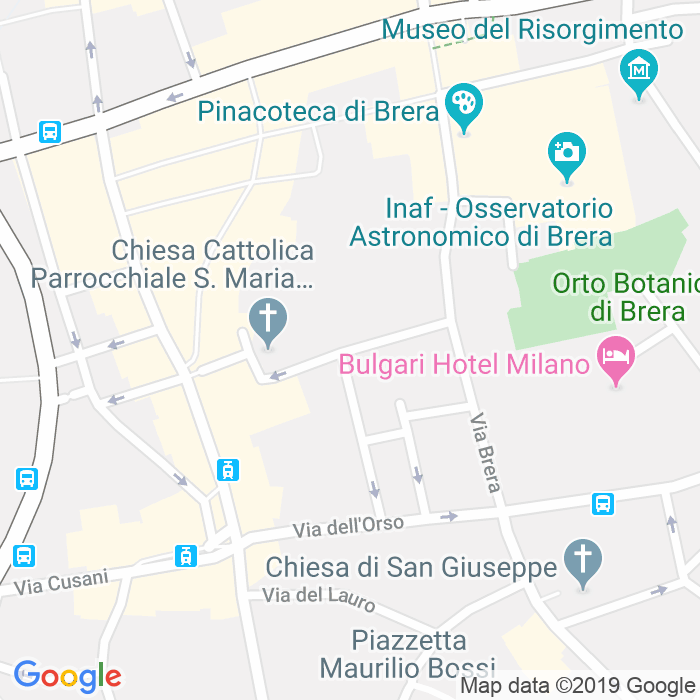 CAP di Via Del Carmine a Milano