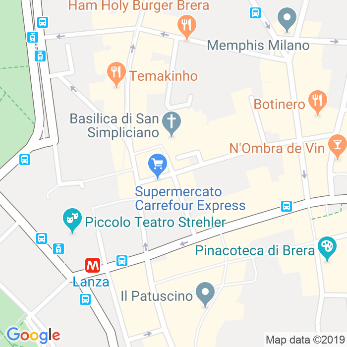 CAP di Via Delio Tessa a Milano
