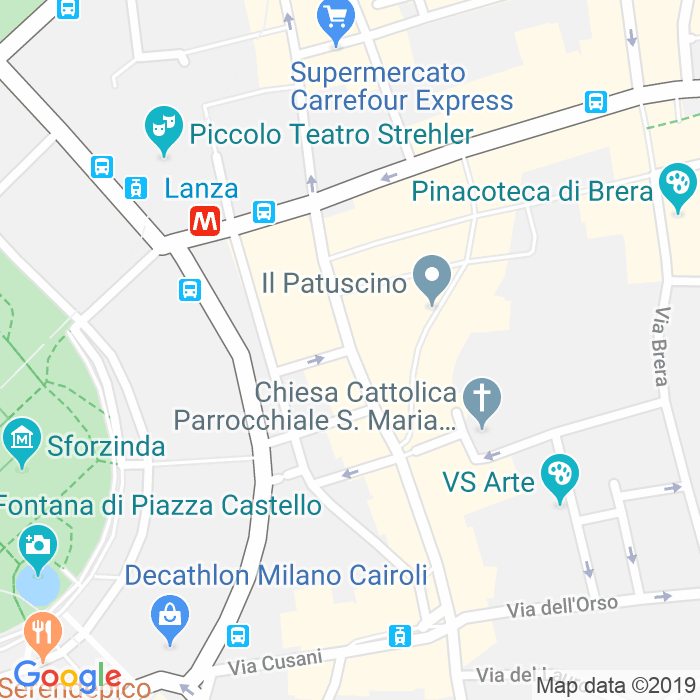 CAP di Via Delle Erbe a Milano