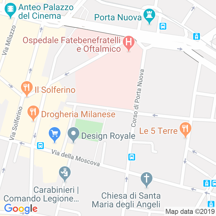 CAP di Via Fatebenesorelle a Milano