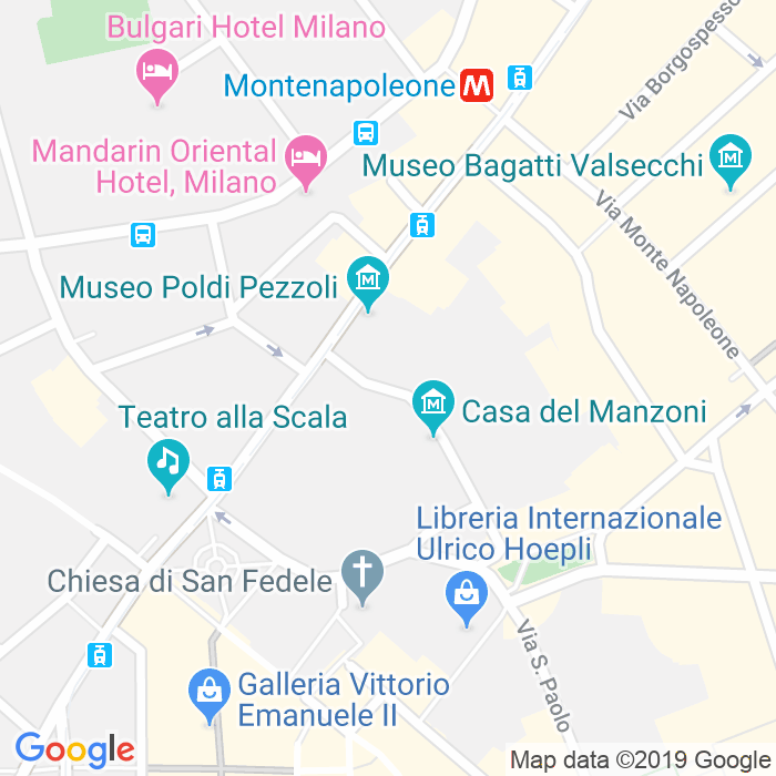 CAP di Via Gerolamo Morone a Milano