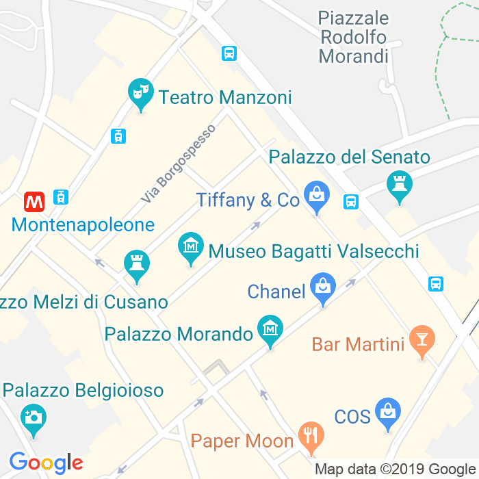 CAP di Via Gesu a Milano