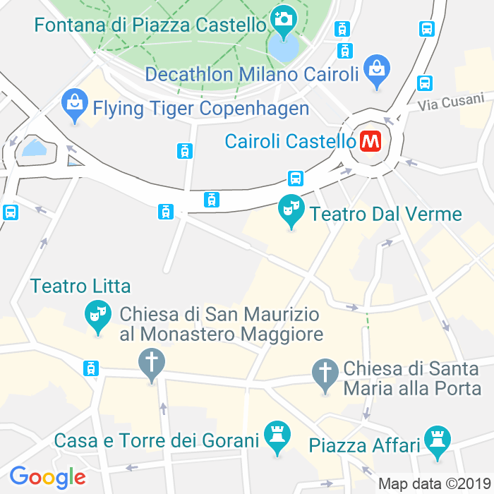 CAP di Via Giacomo Puccini a Milano