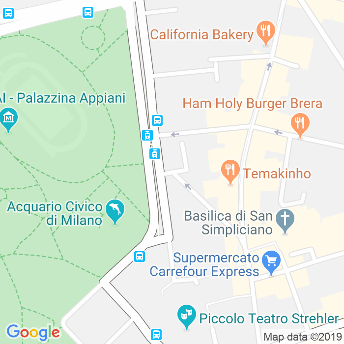 CAP di Via Giulianova a Milano