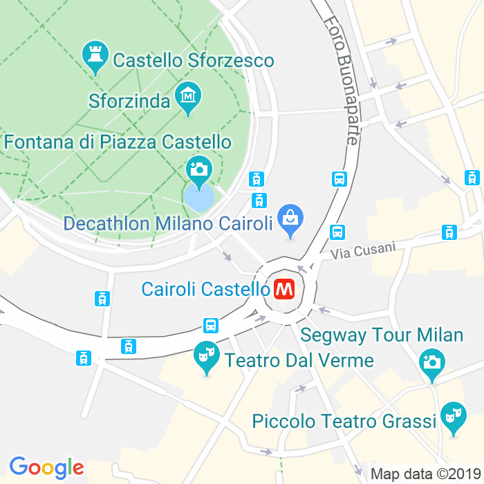 CAP di Via Luca Beltrami a Milano