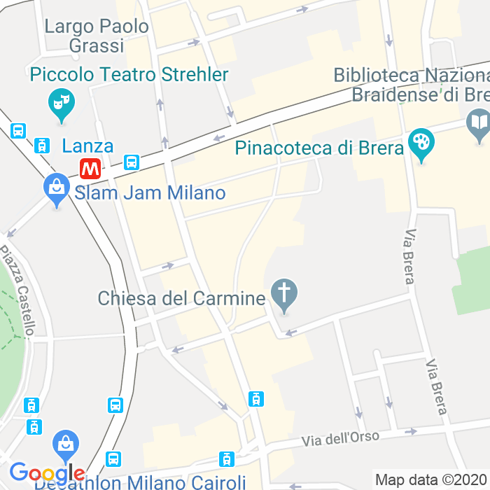 CAP di Via Madonnina a Milano