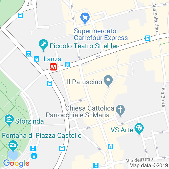 CAP di Via Mercato a Milano