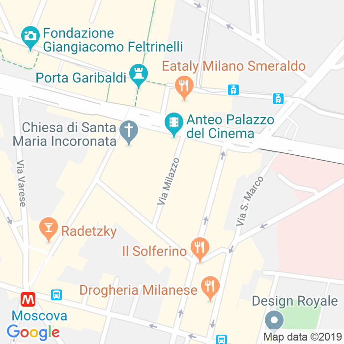 CAP di Via Milazzo a Milano