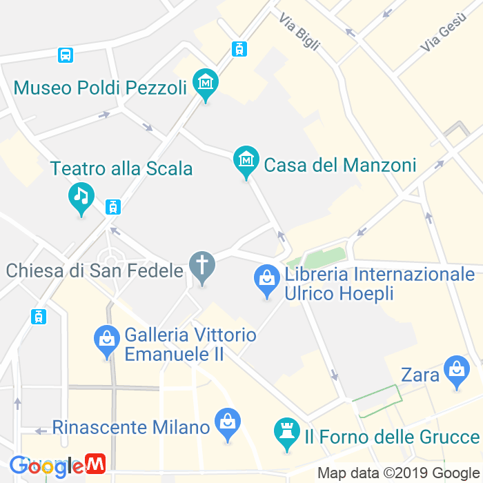 CAP di Via Omenoni a Milano