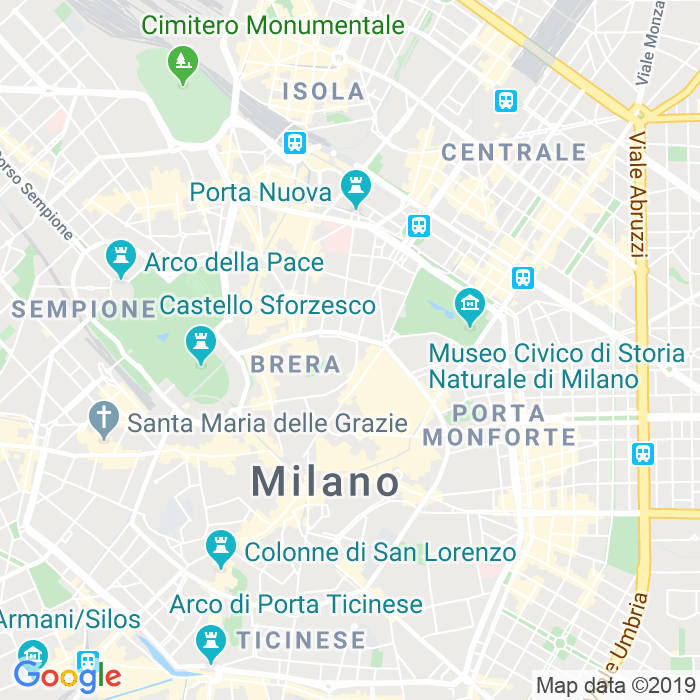 CAP di Via Pierre E Marie Curie a Milano