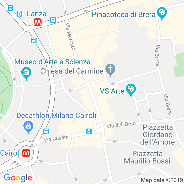 CAP di Via Ponte Vetero a Milano
