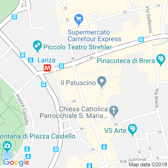 CAP di Via San Carpoforo a Milano