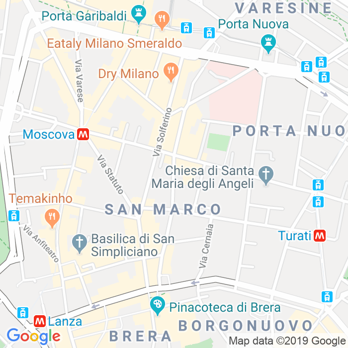 CAP di Via San Marco a Milano