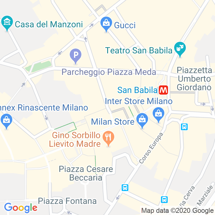 CAP di Via San Pietro All'Orto a Milano