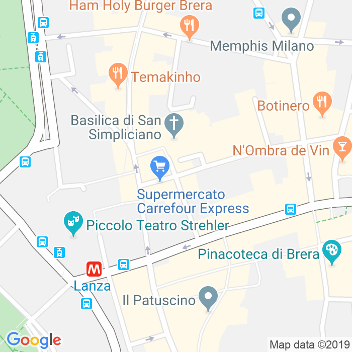 CAP di Via San Simpliciano a Milano