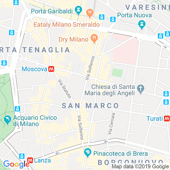 CAP di Via Solferino a Milano