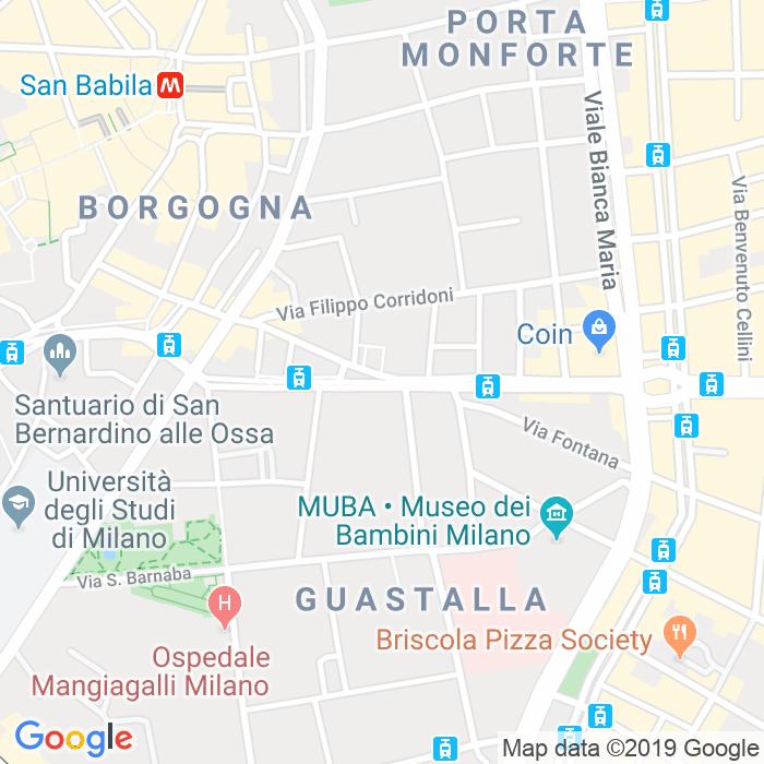 CAP di Corso Di Porta Vittoria a Milano
