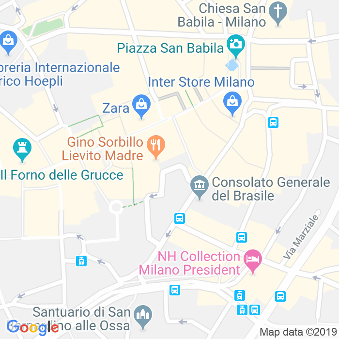 CAP di Largo Corsia Dei Servi a Milano