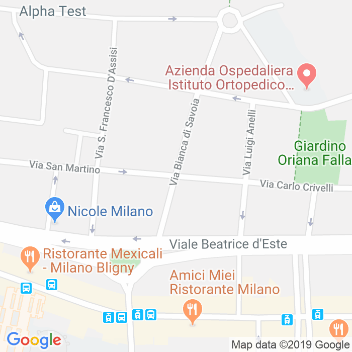 CAP di Piazza Arnoldo Mondadori a Milano