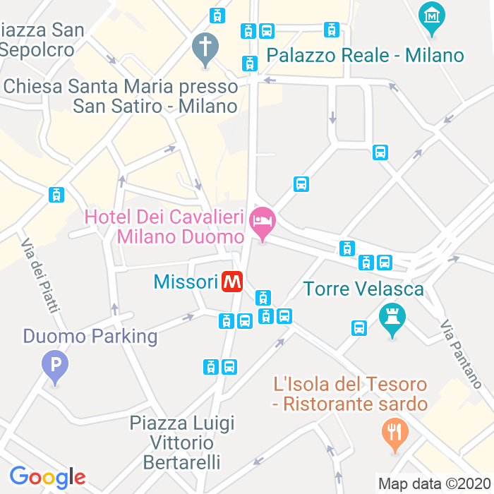 CAP di Piazza Giuseppe Missori a Milano
