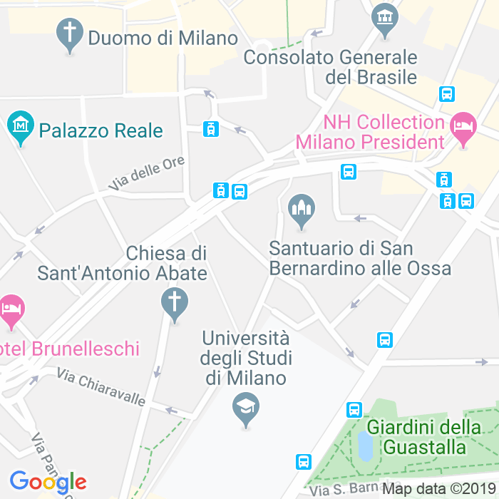 CAP di Piazza Santo Stefano a Milano