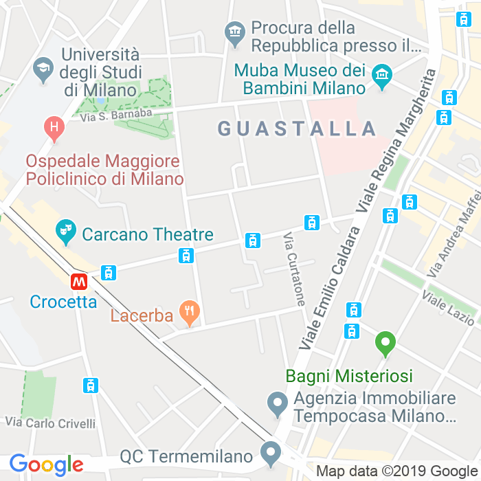 CAP di Via Alfonso Lamarmora a Milano