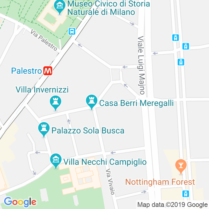 CAP di Via Cappuccini a Milano