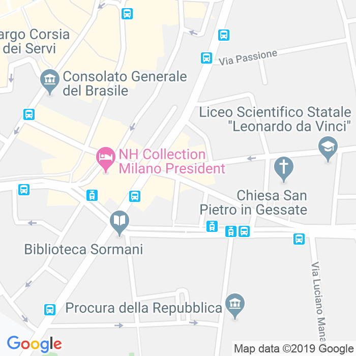 CAP di Via Colonnetta a Milano
