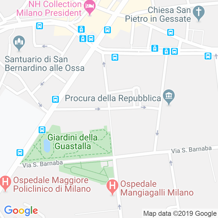 CAP di Via Della Guastalla a Milano
