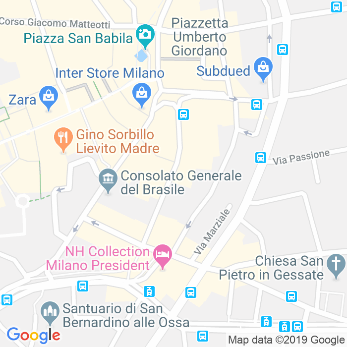 CAP di Via Durini a Milano