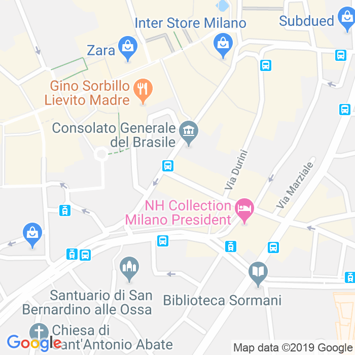 CAP di Via Felice Cavallotti a Milano