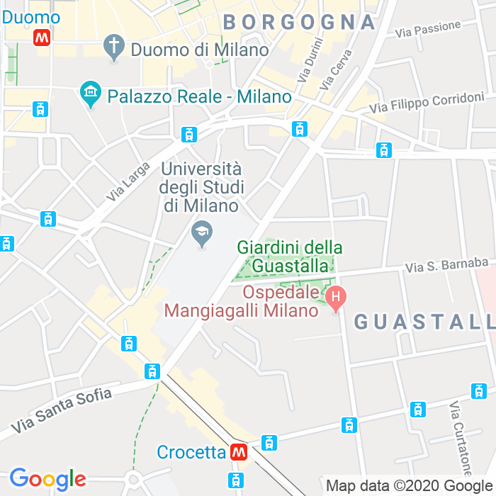 CAP di Via Francesco Sforza a Milano