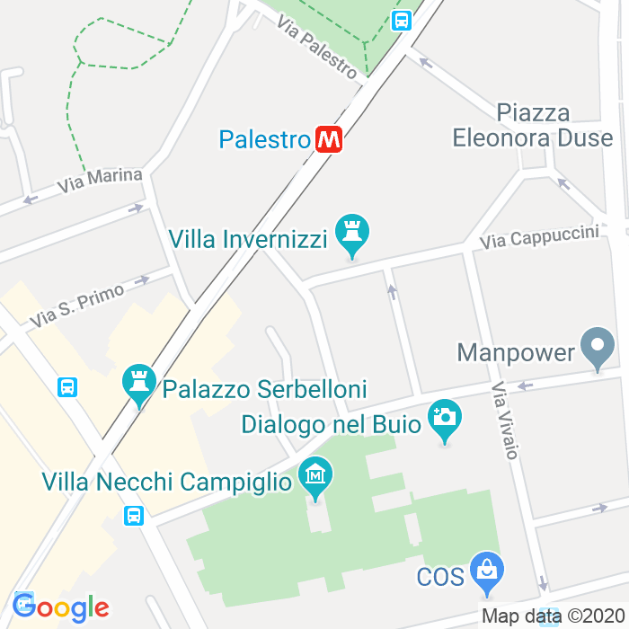 CAP di Via Gabrio Serbelloni a Milano