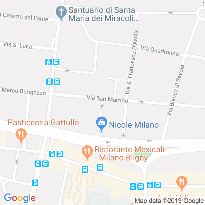CAP di Via Melegnano a Milano