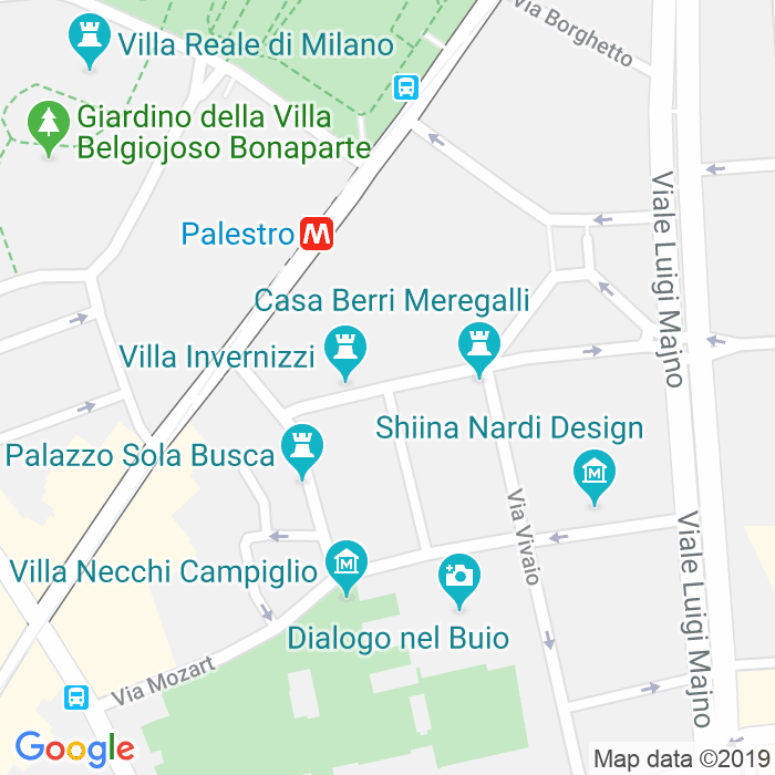 CAP di Via Michele Barozzi a Milano