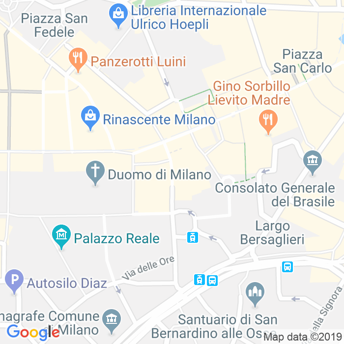 CAP di Via Pattari a Milano