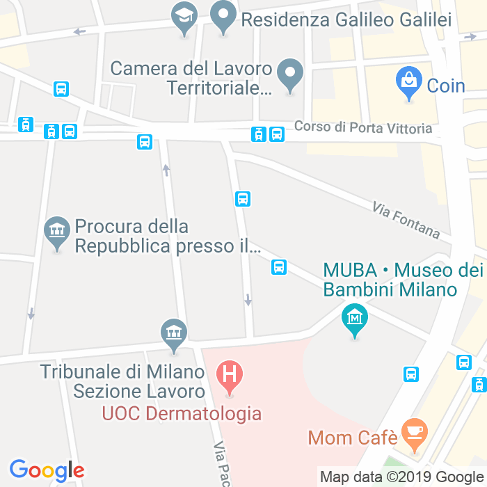 CAP di Via Podgora a Milano