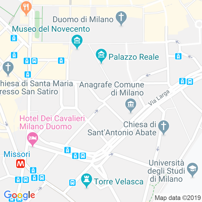 CAP di Via Rastrelli a Milano