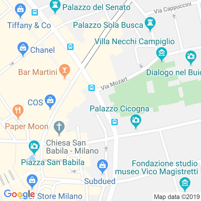 CAP di Via San Damiano a Milano