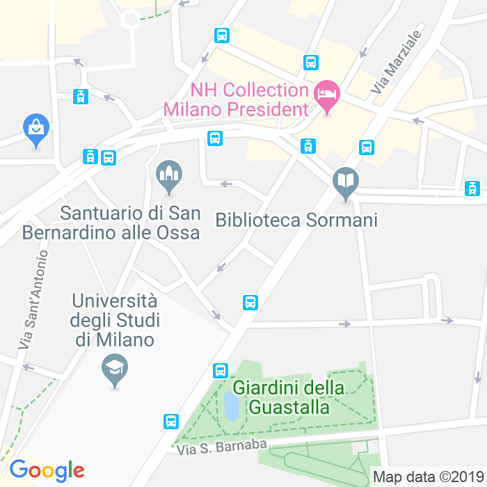 CAP di Via San Giovanni In Conca a Milano