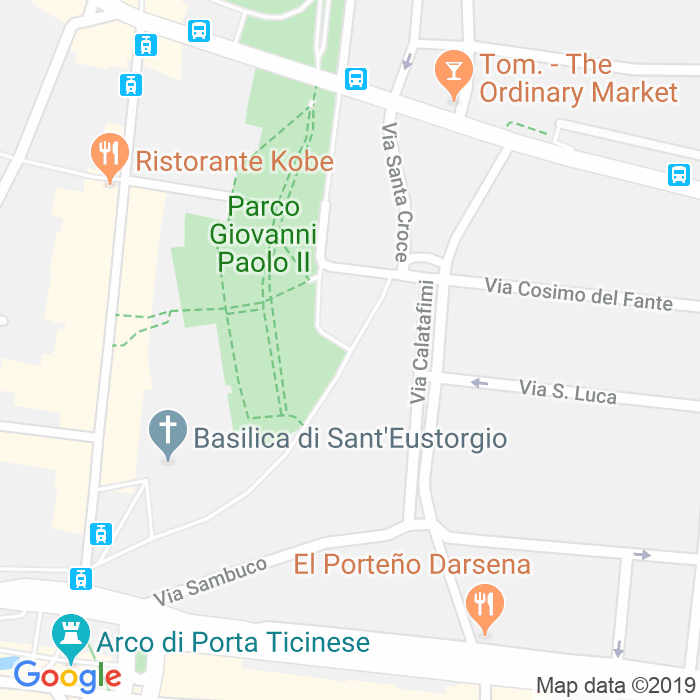 CAP di Via Santa Croce a Milano