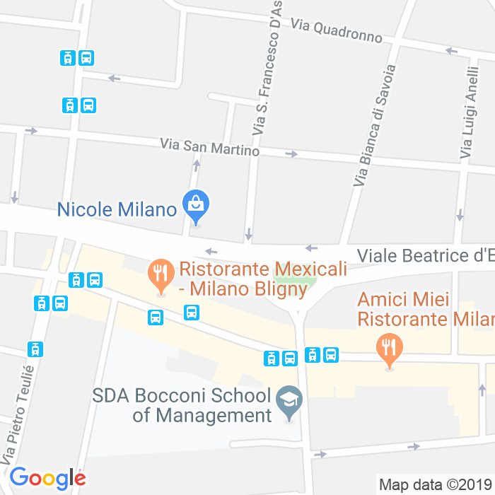 CAP di Via Santa Lucia a Milano
