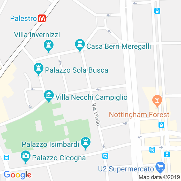 CAP di Via Vivaio a Milano